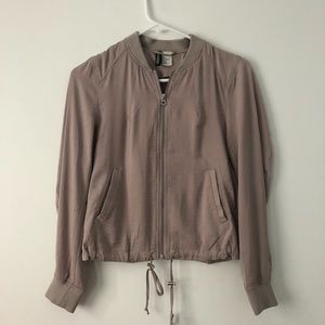 Mauve Pink Bomber Jacket